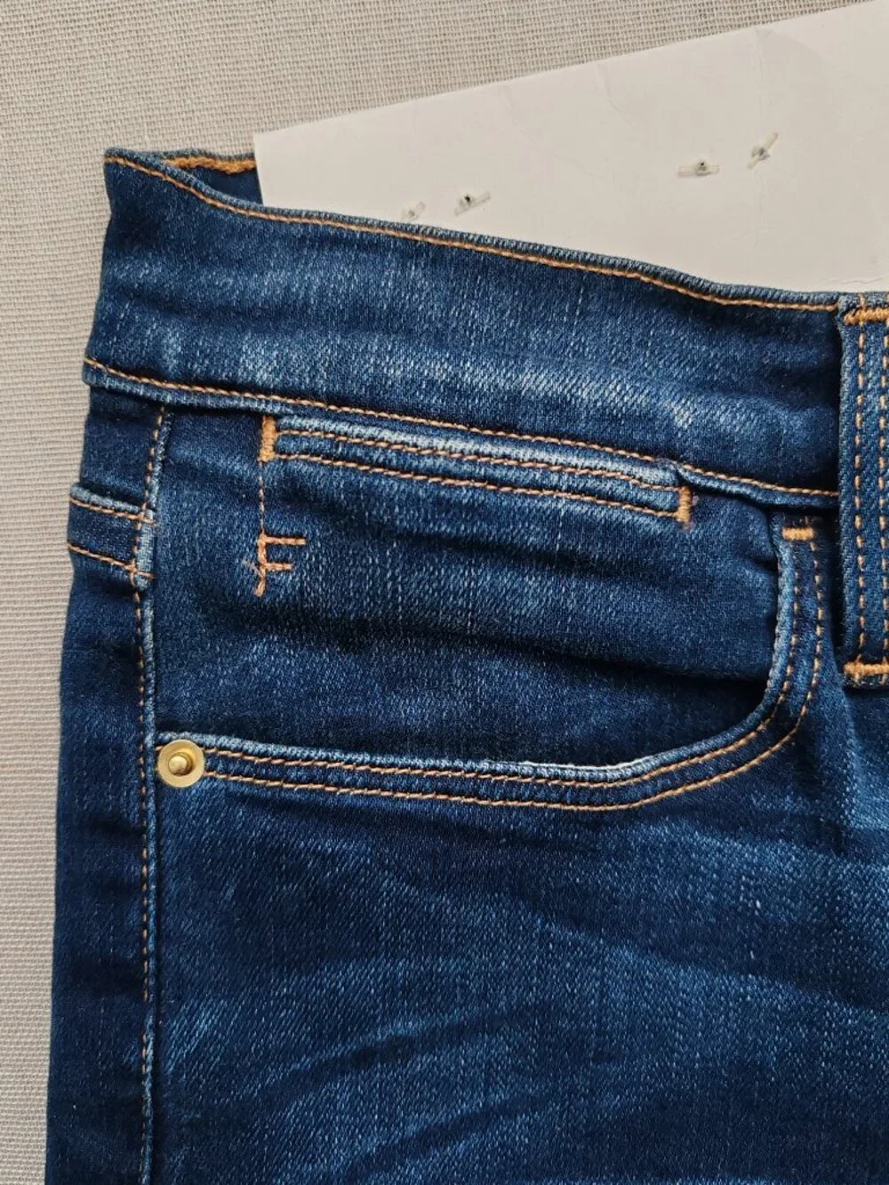 FRAME Le High Skinny Jeans in Columbia Road Wash - Size 27 - Premium Stretch - Picture 6 of 16